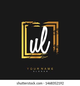 UL Initial beauty floral logo template