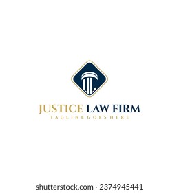 UL initial monogram for lawfirm logo ideas with creative polygon style design