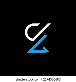 UL letter logo creative design with vector graphic, UL simple and modern logo.