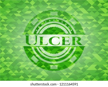 Ulcer green mosaic emblem
