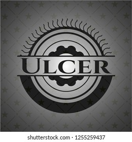 Ulcer realistic dark emblem