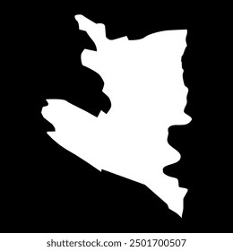 Ulcinj municipality map, administrative subdivision of Montenegro. Vector illustration.