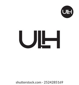 ULH Logo Letter Monogram Design
