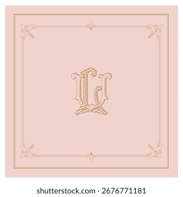 UL,LU, logo UL, Letter UL,  Monogram UL,Logo for Wedding , monogram for Wedding , Wedding Monogram, Wedding Logo, Logo Design , Monogram Vintage