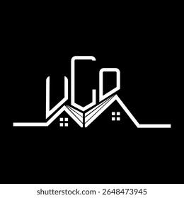 ULO Real State logo design, ULO simple and modern logo. ULO luxurious alphabet design  