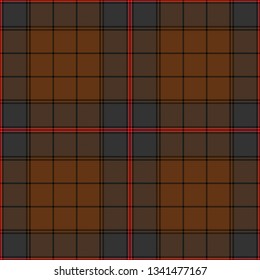 Ulster District Tartan. Element for the seamless construction of a pattern for tartan of Ulster, Ireland, for fabric, kilts, skirts, plaids. Frequent weave 