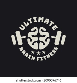 Ultimate Brain Fitness Logo Template