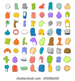 Ultimate Cartoon Bodies Collection - vector illustration