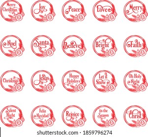Ultimate Christmas Quotes Bundle is suitable for t-shirt, laser cutting, sublimation, hobby, cards, invitations, website or crafts projects. Perfect for magazine, news papers, posters, etc.