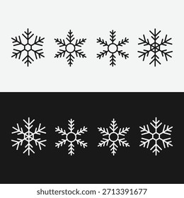 Ultimate Christmas and Winter Holiday Mega Line Icons Collection: Ornaments, Snowflakes, Stars, and Holly