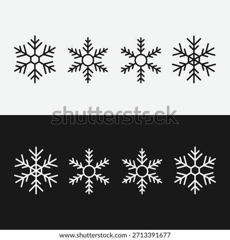 Ultimate Christmas and Winter Holiday Mega Line Icons Collection: Ornaments, Snowflakes, Stars, and Holly