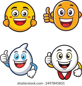 Ultimate Collection of Flat Emoticon Reactions
