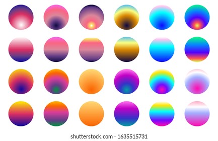 ultimate Colorful gradient trend design element vector