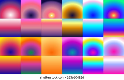 ultimate Colorful gradient trend design element vector