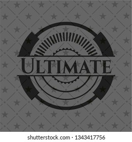 Ultimate dark icon or emblem