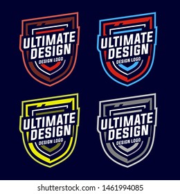 Ultimate Design,  Emblem Logo Design Badge