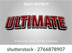 Ultimate editable text effect design template