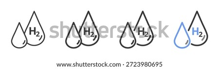 The Ultimate emission Styles with Variations Line of icon set vector illustration