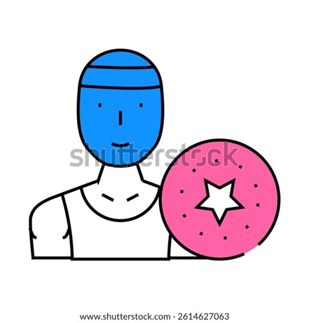 ultimate flying disc beach sport line icon vector. ultimate flying disc beach sport sign. isolated symbol illustration