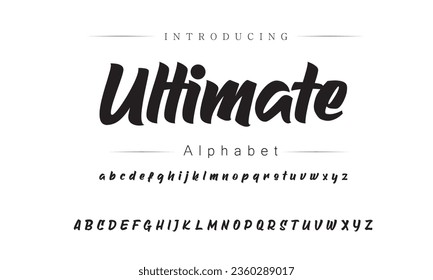 Ultimate Font. Alphabet. Script. Typeface. Label .Vintage typeface. For labels and different type designs