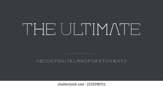 The Ultimate Font Letter Typo