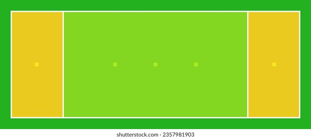 The ultimate frisbee field. Sport and games