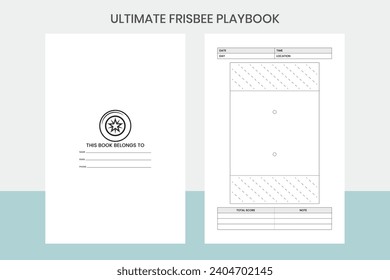 Ultimate Frisbee Playbook Kdp Interior