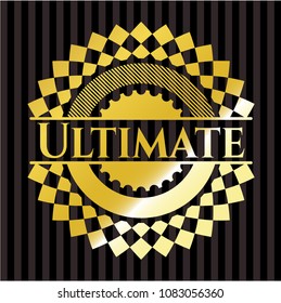  Ultimate gold badge or emblem