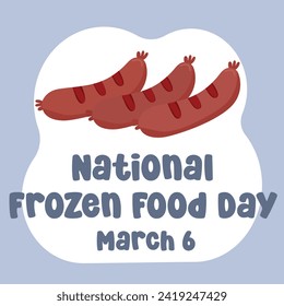 For the ultimate National Frozen Food Day celebration, use this vector image.