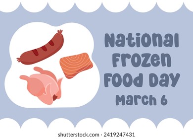 For the ultimate National Frozen Food Day celebration, use this vector image.