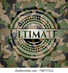 Ultimate on camo pattern