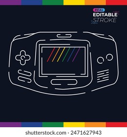 Ultimate retro handheld console - 1990s game console - Relive the golden era of portable gaming with this iconic device, offering timeless entertainment and vibrant visuals.