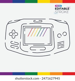 Ultimate retro handheld console - 1990s game console - Relive the golden era of portable gaming with this iconic device, offering timeless entertainment and vibrant visuals.