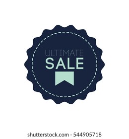 Ultimate Sale Label Vector