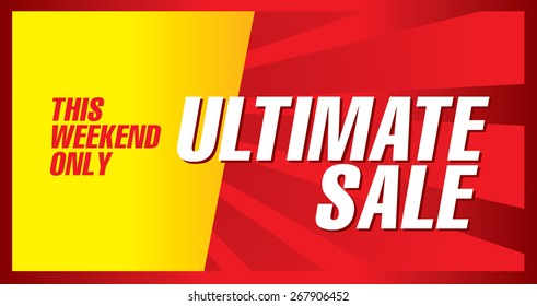 Ultimate sale poster