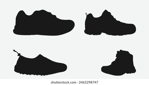 Ultimate Shoe Silhouette Collection, Perfect for Designers and Fashion Enthusiasts