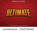 ultimate text effect editable template with abstract style use for business brand and logo