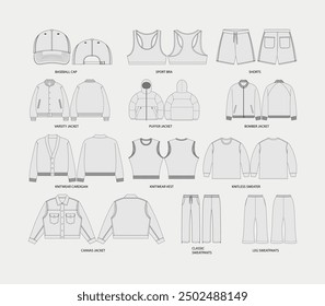 Ultimate Vector Streetwear Clothing Mockup Pack Template - Fully Editable Vector Mockups