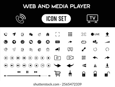 Ultimate Web and Media Player Icon Pack.