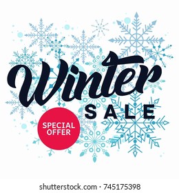 Ultimate winter sale banner template. 