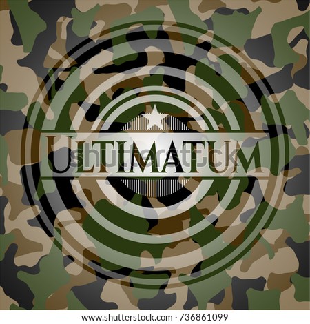 Ultimatum camo emblem