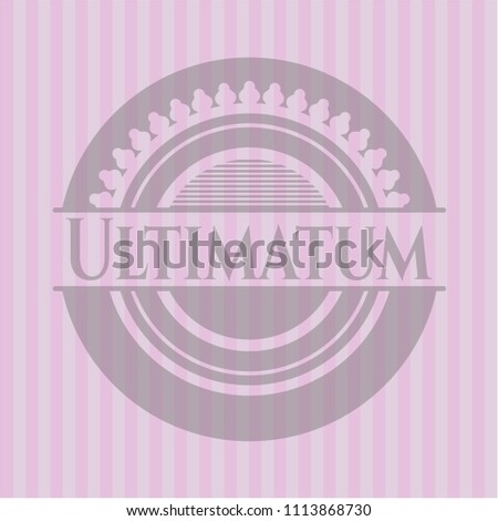 Ultimatum pink emblem