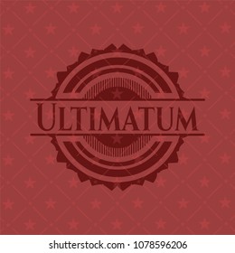 Ultimatum red emblem