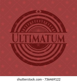 Ultimatum red emblem
