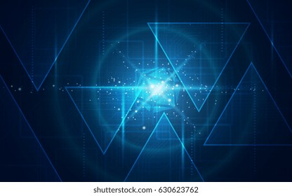 Ultra HD Abstract Sci Fi Technology Wallpaper Suitable for Application, Desktop, Banner Background, Print Backdrop and Other Print and Digital Work Related  