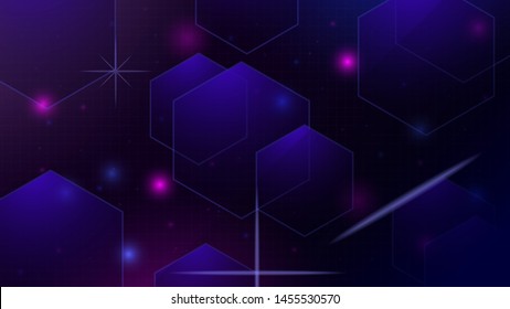 Ultra HD Purple Sci Fi Technology Wallpaper Suitable for Application, Desktop, Banner Background, Print Backdrop and Other Print and Digital Work Related 
