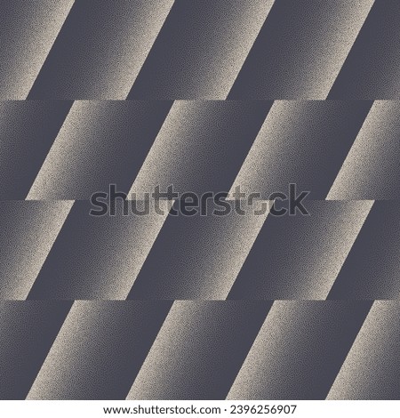 Ultra Modern Dynamic Seamless Pattern Trend Vector Dot Work Abstract Background. Endless Design Geometrical Graphic Abstraction. Repetitive Futuristic Technology Wallpaper. Half Tone Art Illustration