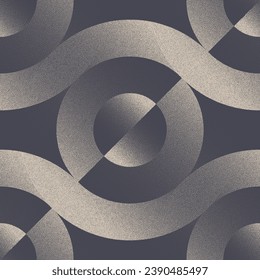 Ultra Moderno Gráfico De Patrón Sin Maravilla Tendencia Vector De Trabajo Resumen De Fondo. Abstracción Geométrica Interminable Diseño Textil Repetitivo. Ilustración de arte sin sentido de semitono