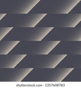 Ultra Modern Seamless Pattern Vector Dotwork Speed Effect Abstract Background. Parallelogram Grid Faded Texture Textile Print For Clothes Or Sportswear. Repetitive Wallpaper Half Tone Art Illustration