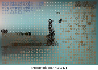 Ultra super stars. Background and design.